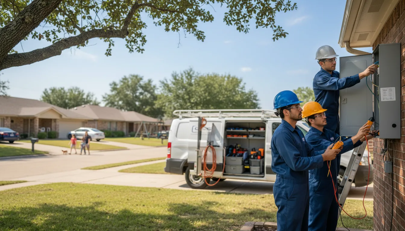 Certified electrician providing emergency electrical services in Nuremberg, PA